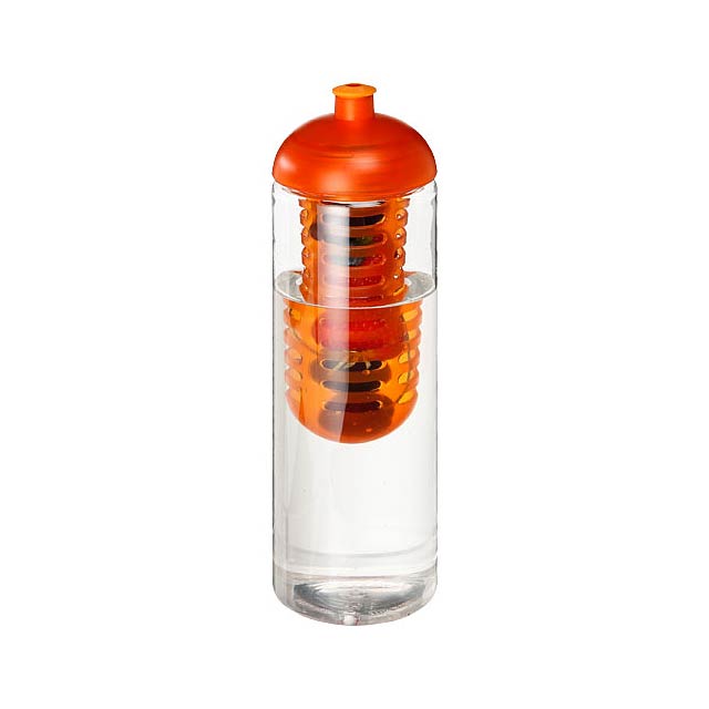 H2O Active® Vibe 850 ml dome lid bottle & infuser - transparent