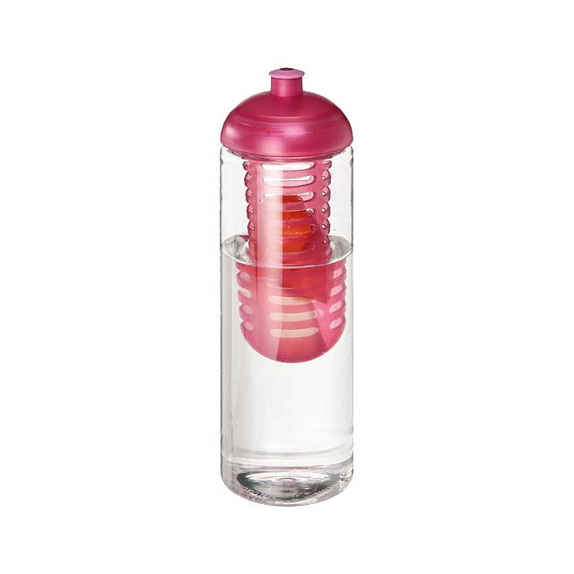 H2O Active® Vibe 850 ml Flasche mit Kuppeldeckel und Infusor - Transparente