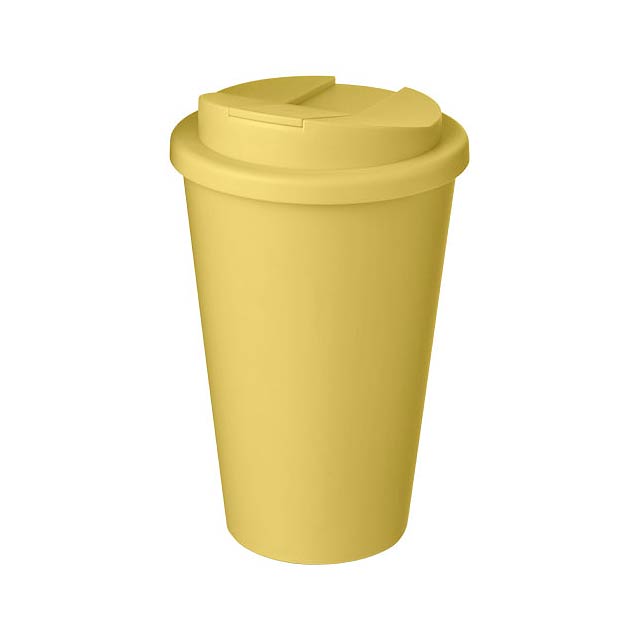 Americano® 350 ml tumbler with spill-proof lid - yellow