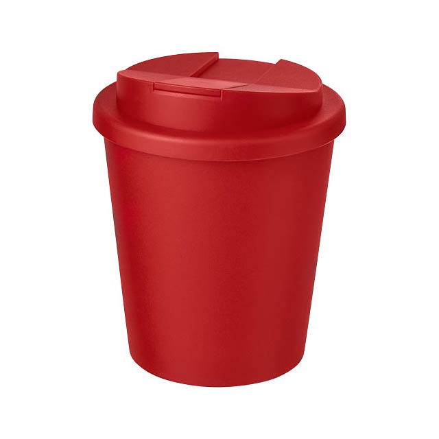 Termo hrnek Americano Espresso® 250 ml  s uzávěrem odolným proti rozlití - transparentná červená