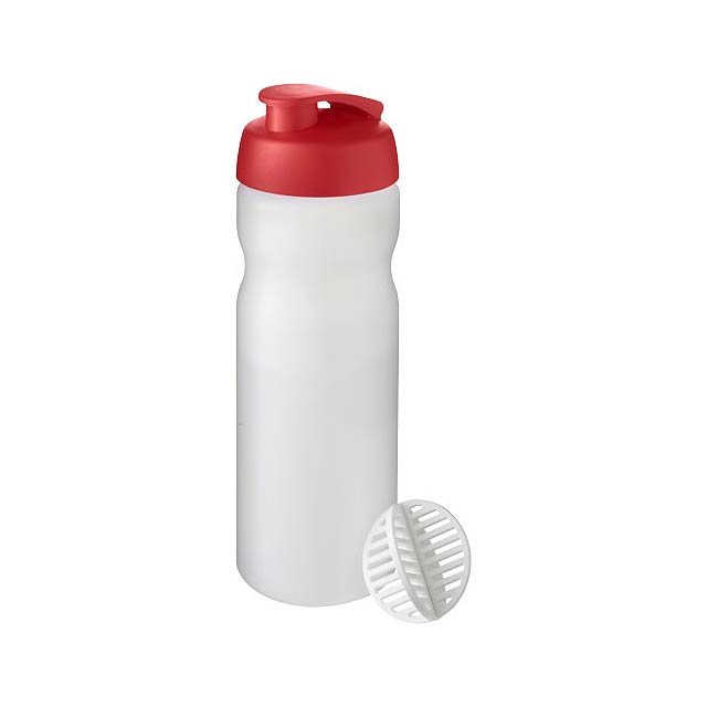 Baseline Plus 650 ml Shakerflasche - Transparente Rot