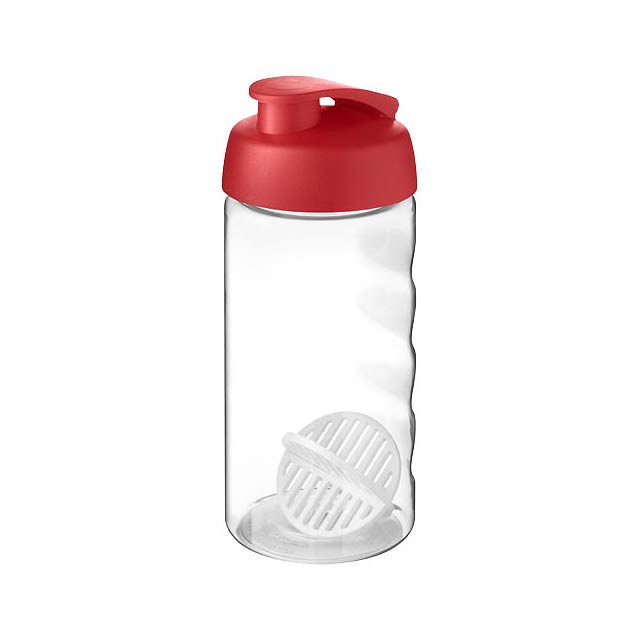 H2O Active® Bop 500 ml shaker bottle - transparent red