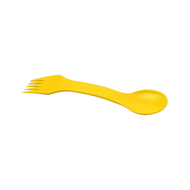 Epsy 3-in-1 spoon, fork, and knife - yellow
