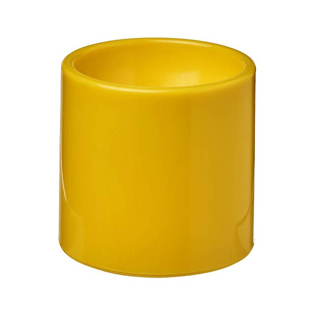 Edie plastic egg cup - yellow