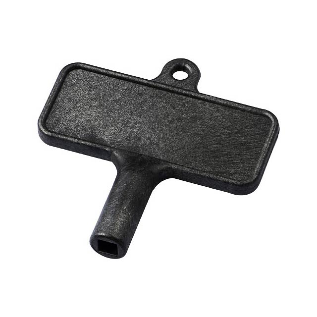 Largo plastic radiator key - black