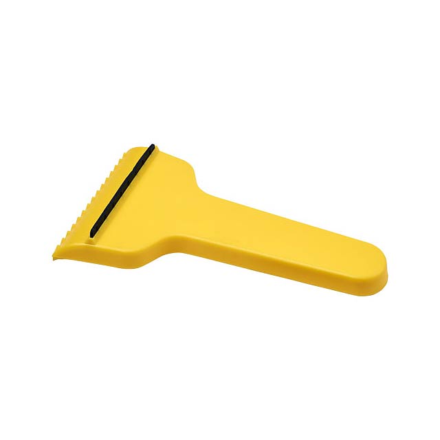 Shiver t-shaped ice scraper - yellow