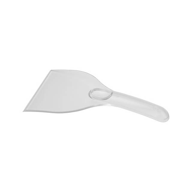 Artur curved plastic ice scraper - transparent