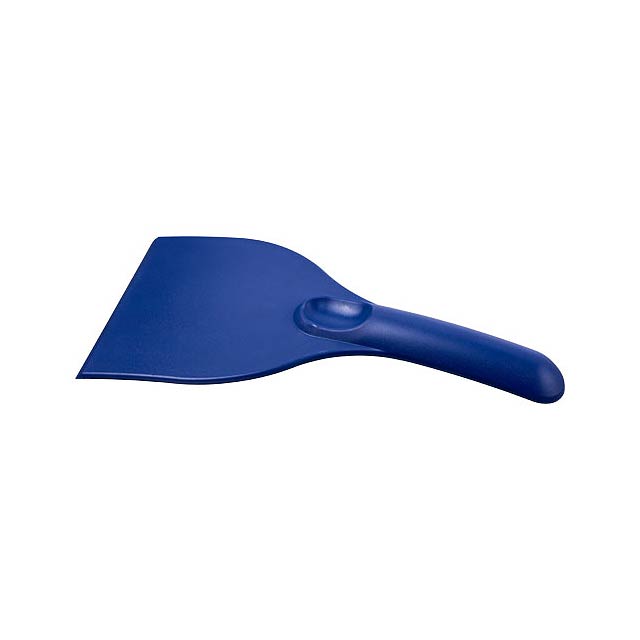 Artur curved plastic ice scraper - blue
