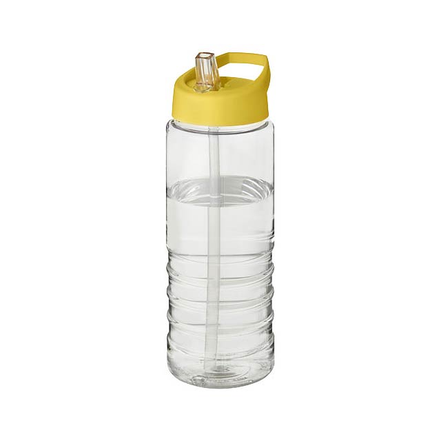 H2O Active® Treble 750 ml spout lid sport bottle - transparent