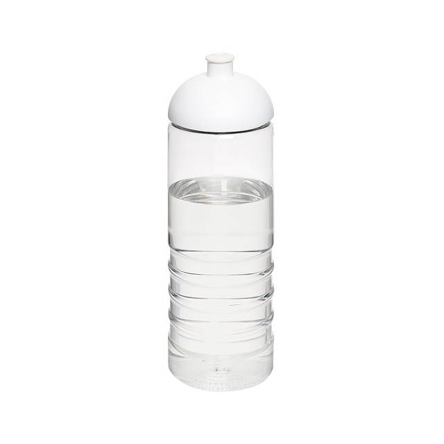 H2O Treble 750 ml sportovní lahev s kupolovitým víčkem - transparentní