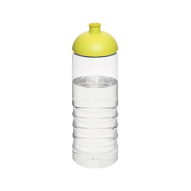 H2O Treble 750 ml sportovní lahev s kupolovitým víčkem - transparentná