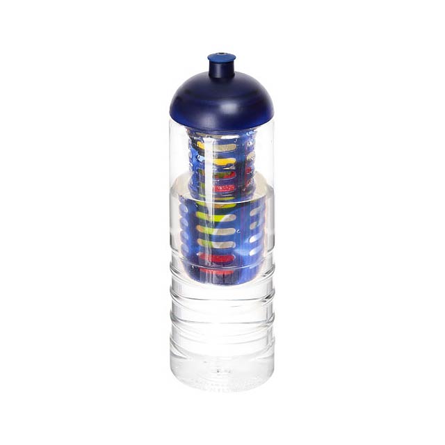 H2O Active® Treble 750 ml Flasche mit Kuppeldeckel und Infusor - Transparente