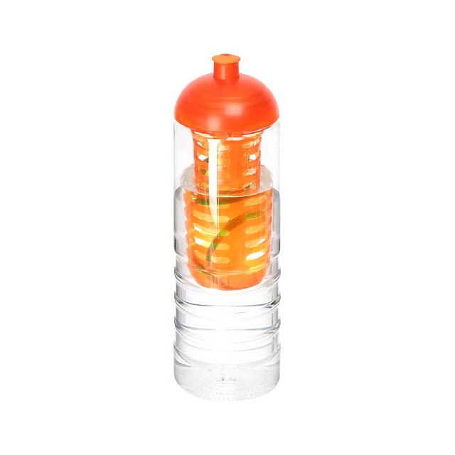 H2O Active® Treble 750 ml Flasche mit Kuppeldeckel und Infusor - Transparente