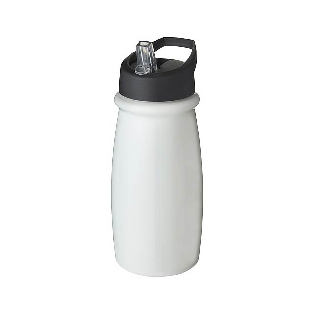 H2O Active® Pulse 600 ml spout lid sport bottle - white