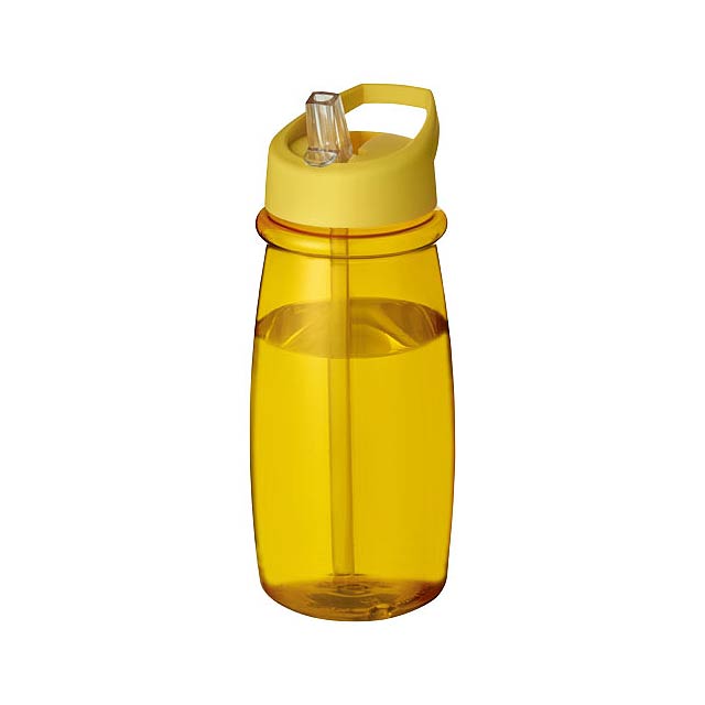 Sportovní láhev s víčkem s hubičkou H2O Pulse 600 ml - žlutá