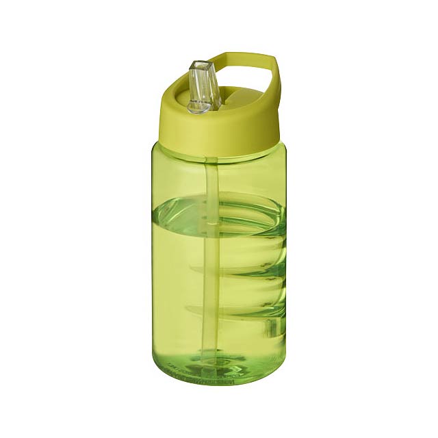 Sportovní láhev s víčkem s hubičkou H2O Bop 500 ml - citrónová - limetková
