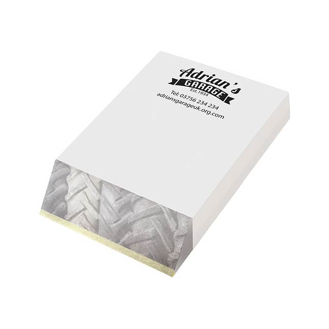 Wedge-Mate® A7 notepad - white