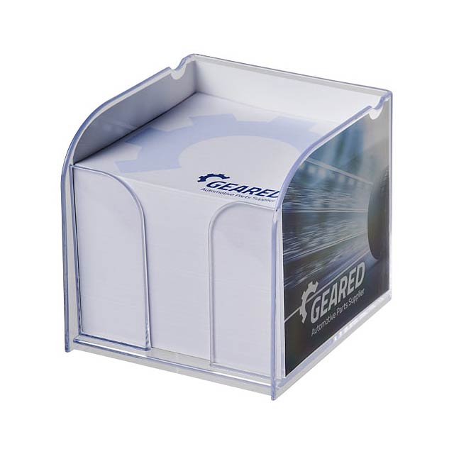 Vessel Zettelbox mit Notizpapier, large - Transparente