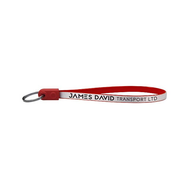 Ad-Loop ® Jumbo keychain - transparent red