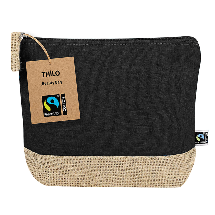 Thilo Fairtrade - Kosmetická taška - černá