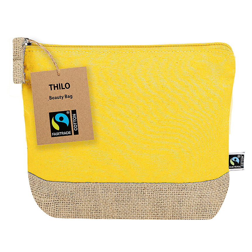 Thilo Fairtrade - Kosmetická taška - žlutá