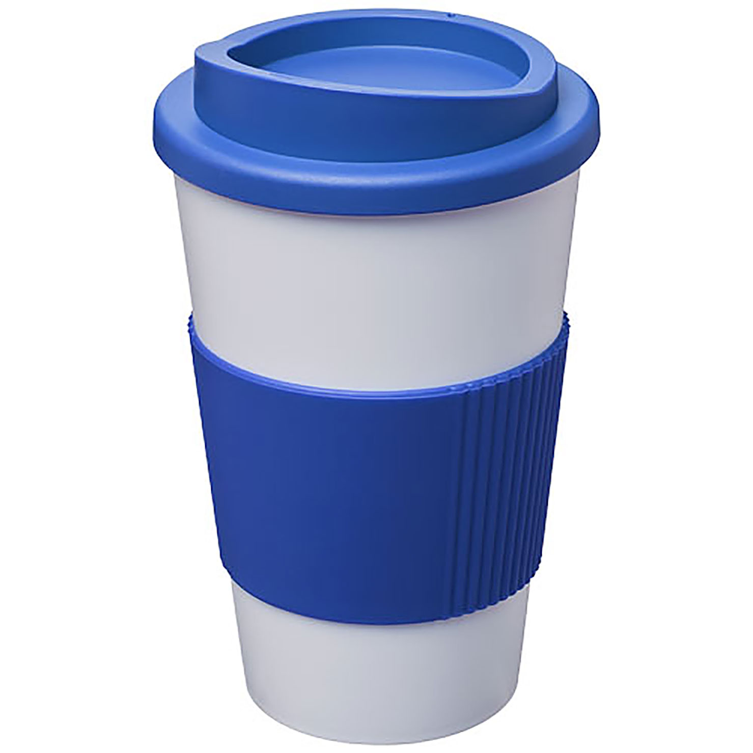 Americano® 350 ml Isolierbecher mit Schutzring - blau