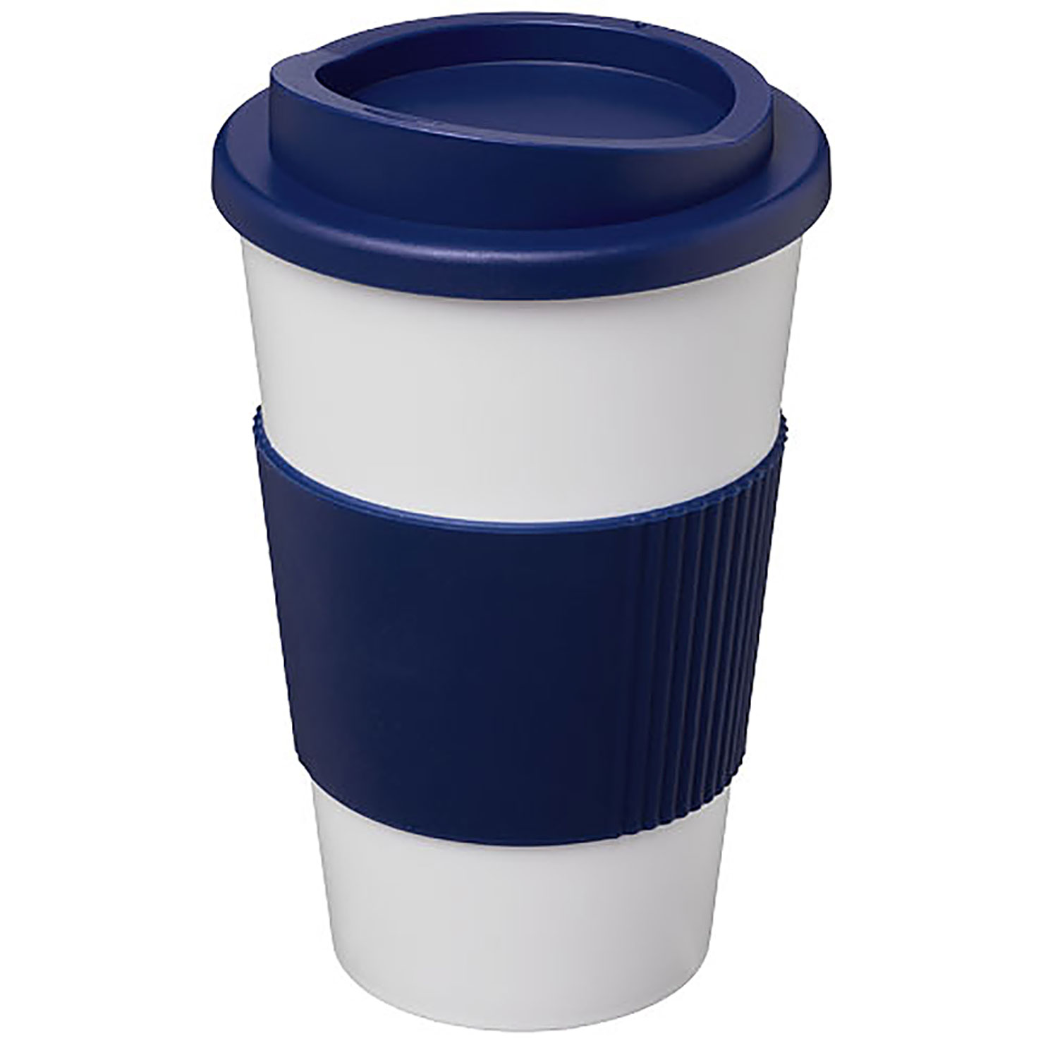 Americano® 350 ml Isolierbecher mit Schutzring - Weiß 