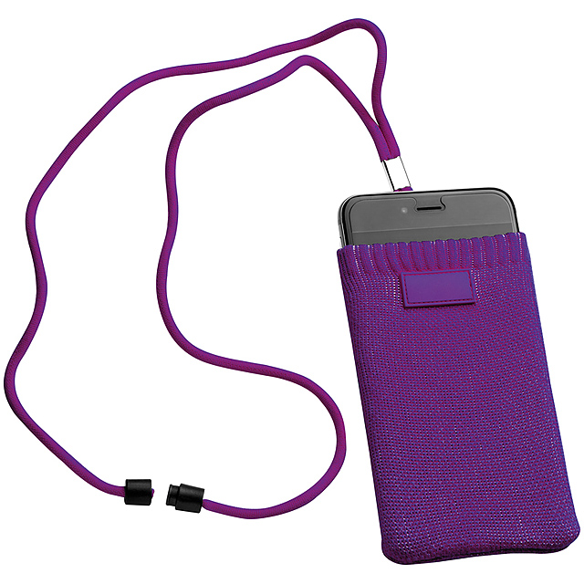 Ponožka pro mobilní telefony - fialová