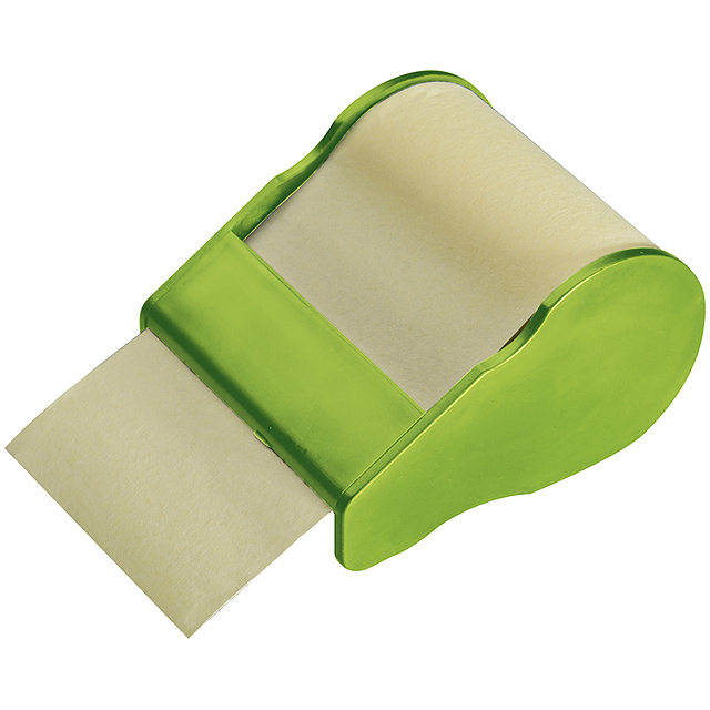 Sticky note dispenser - lime