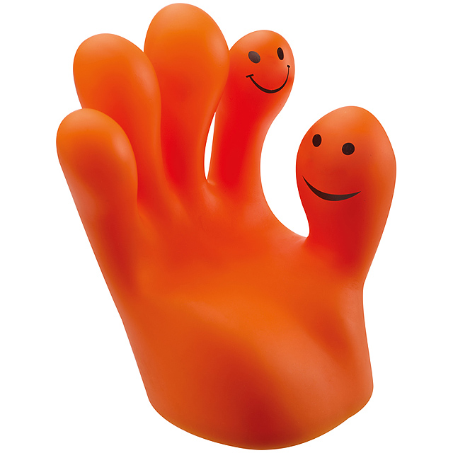 Zettelhalter Smilehands-Design - Orange