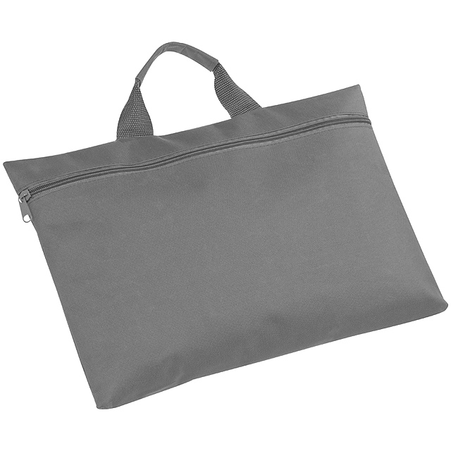 Nylon conference bag - grey