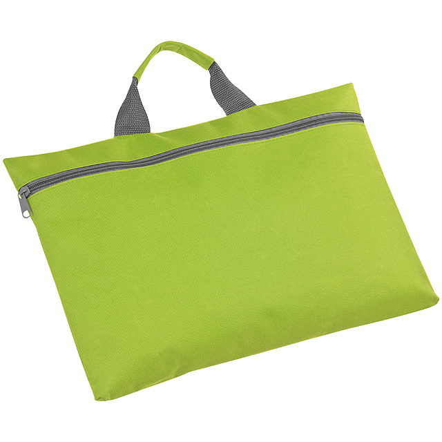 Nylon conference bag - lime