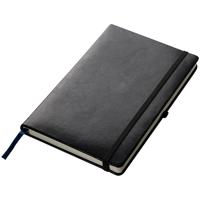 Linkovaný zápisník - černá