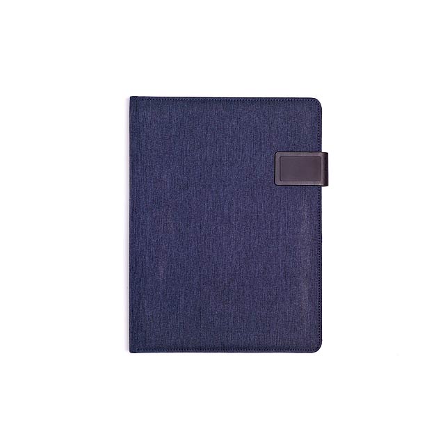 Portfolio textil STREPIA A4 - modrá