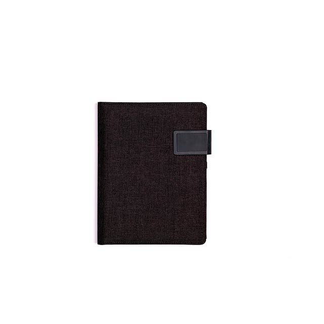 Portfolio textil STREPIA A5 - čierna