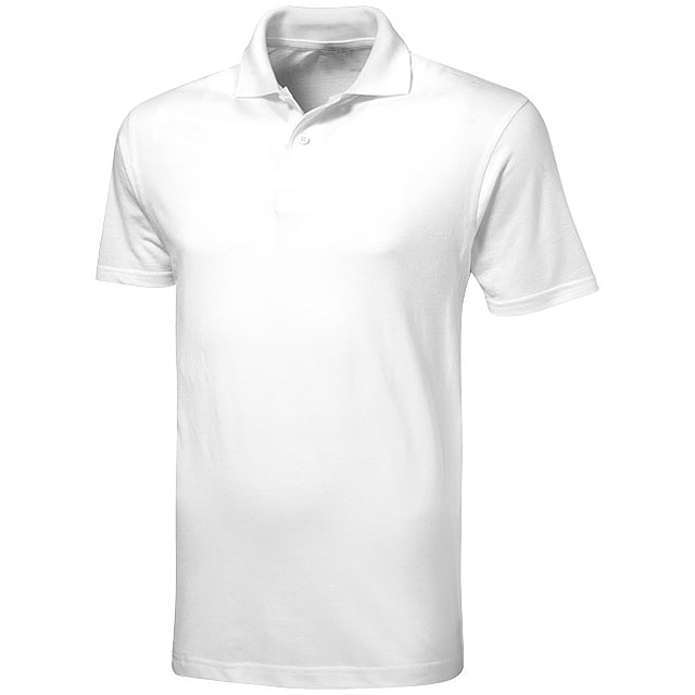 Advantage short sleeve men's polo - white