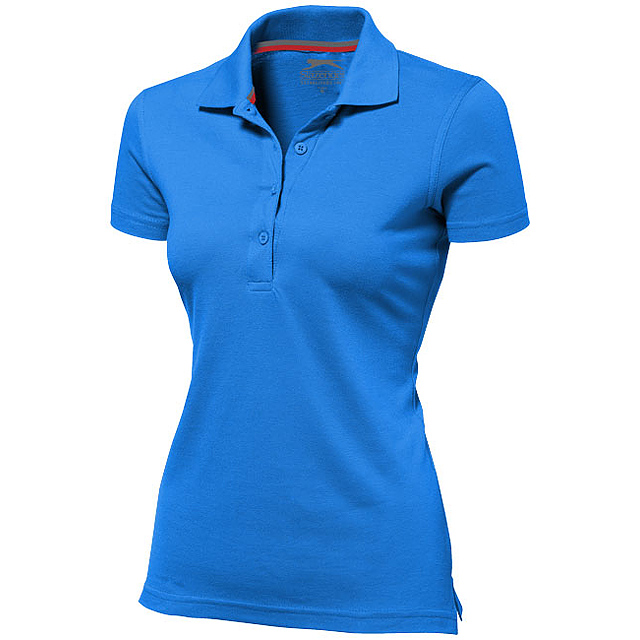 Advantage short sleeve women's polo - baby blue