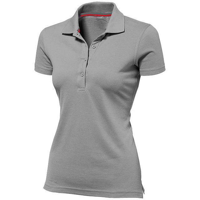 Advantage short sleeve women's polo - grey