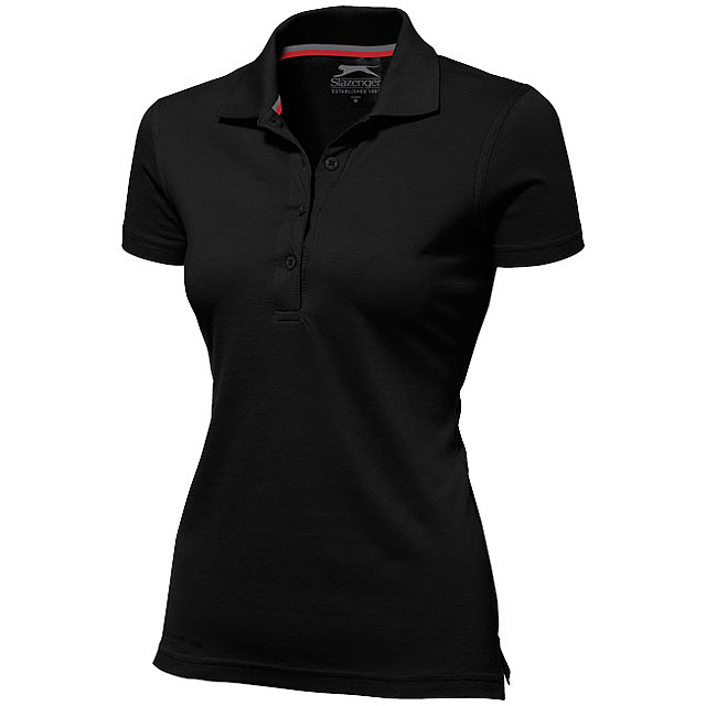 Advantage short sleeve women's polo - black