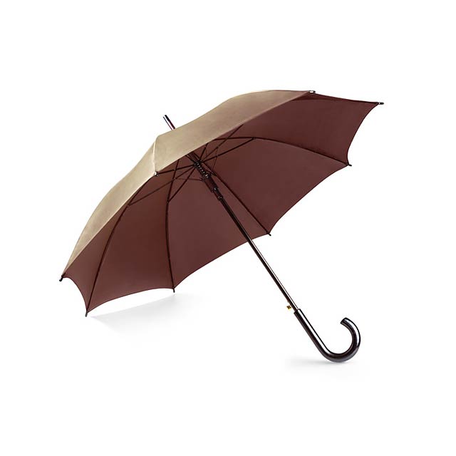 Deštník STICK - hnedá