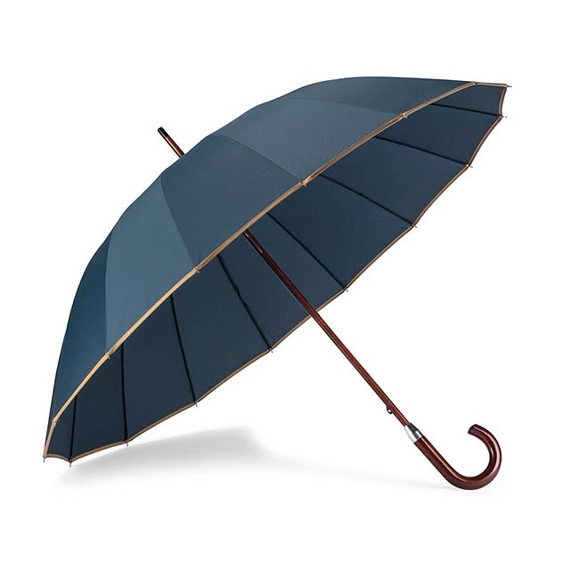 Deštník EVITA s 16 výsečemi - modrá
