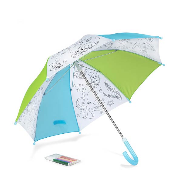 Omalovánkový deštník KIDDI - multicolor