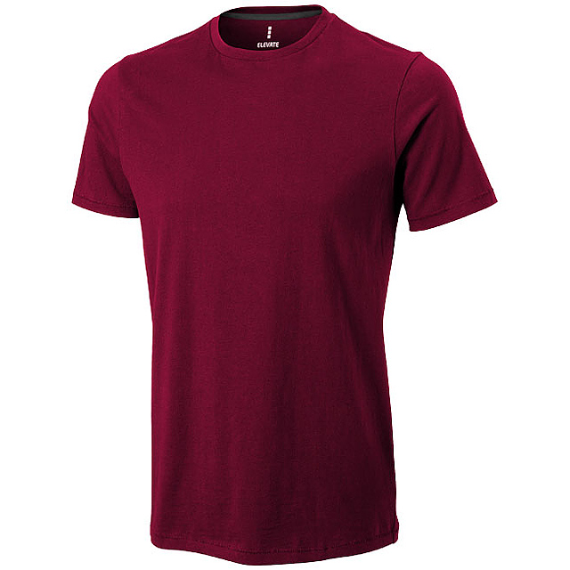 Nanaimo short sleeve men's t-shirt - burgundy