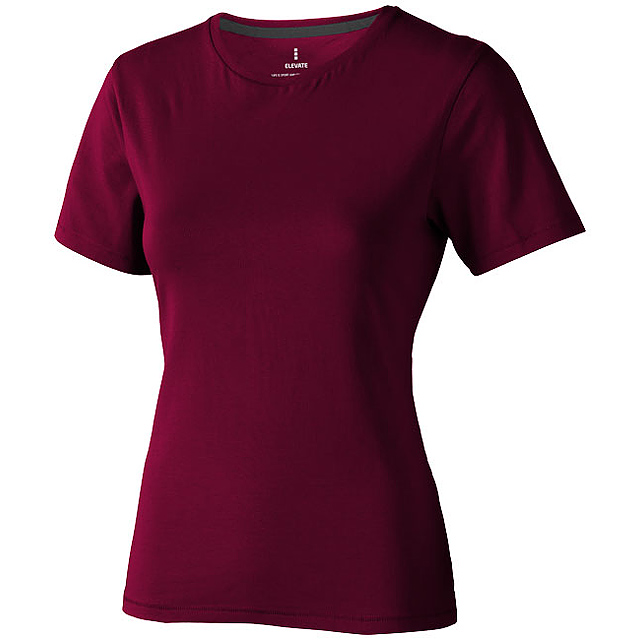 Nanaimo short sleeve women's T-shirt - burgundy