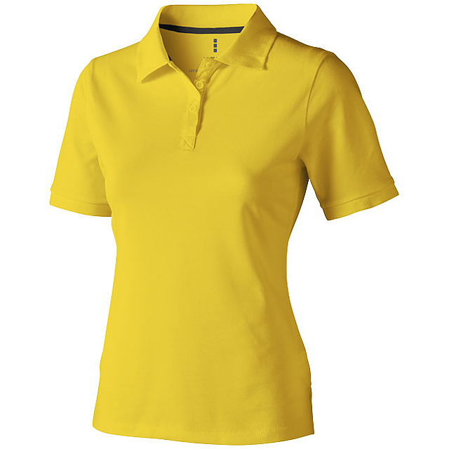 Calgary short sleeve women's polo - yellow