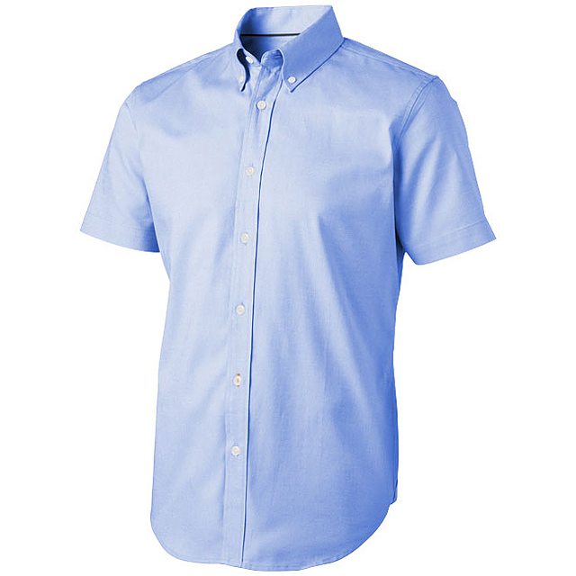Manitoba short sleeve men's oxford shirt - baby blue