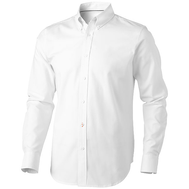 Vaillant long sleeve men's oxford shirt - white