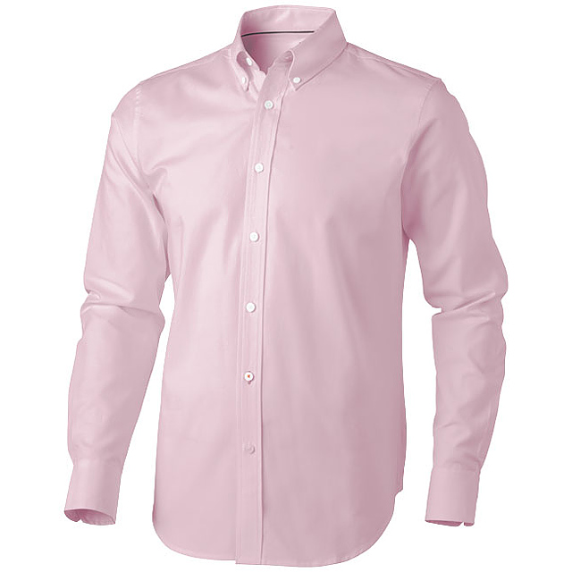 Vaillant long sleeve men's oxford shirt - pink