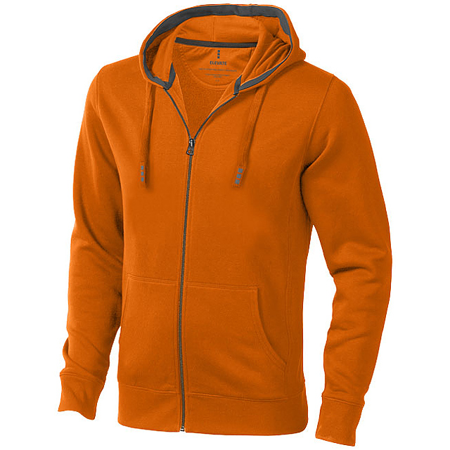 Arora men's full zip hoodie - orange