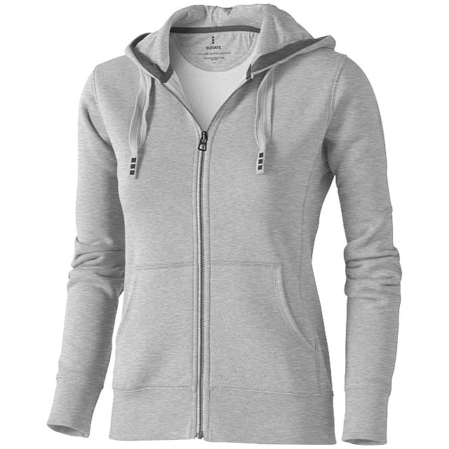 Arora women's full zip hoodie - grey